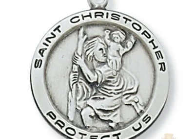 Sterling Silver St. Christopher Pendant