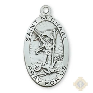 Sterling Silver St. Michael Pendant