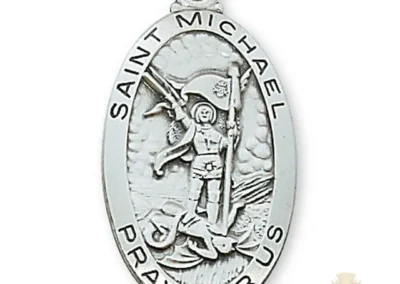 Sterling Silver St. Michael Pendant