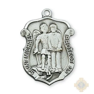 Sterling Silver St. Michael Pendant