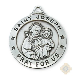 Sterling Silver St. Joseph Pendant