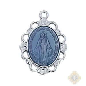 Sterling Silver Miraculous Medal Pendant
