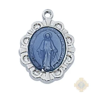 Sterling Silver Miraculous Medal Pendant