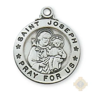 Sterling Silver St. Joseph Pendant