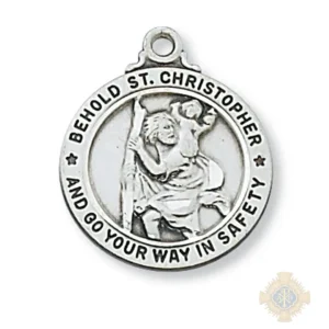 Sterling Silver St. Christopher Pendant
