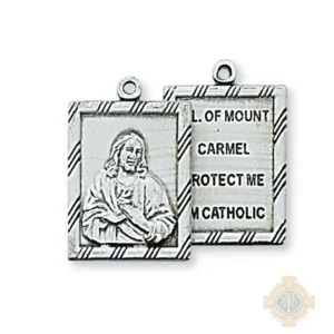 Sterling Silver Scapular Pendant