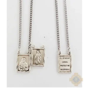Sterling Silver Scapular Pendant