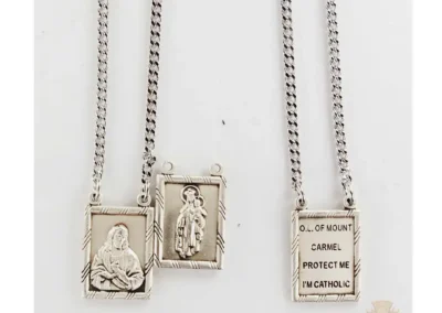 Sterling Silver Scapular Pendant