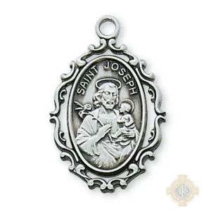 Sterling Silver St. Joseph Pendant
