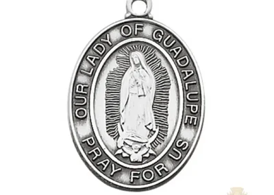 Sterling Silver Our Lady of Guadalupe Pendant