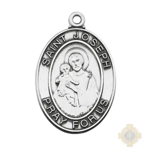 Sterling Silver St. Joseph Pendant