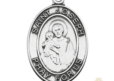Sterling Silver St. Joseph Pendant