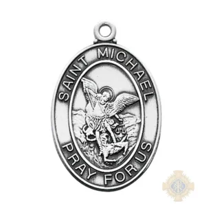Sterling Silver St. Michael Pendant