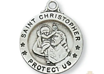 Sterling Silver St. Christopher Pendant
