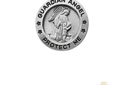 Sterling Silver Guardian Angel Pendant
