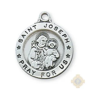 Sterling Silver St. Joseph Pendant