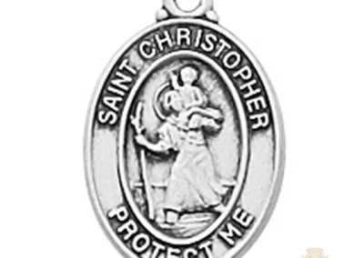 Sterling Silver St. Christopher Pendant