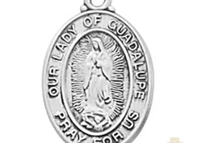 Sterling Silver Our Lady of Guadalupe Pendant