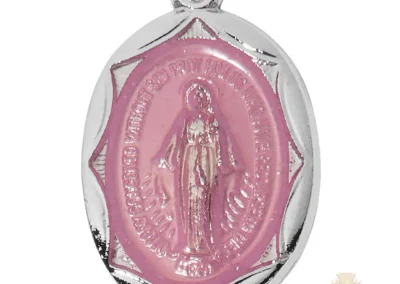 Sterling Silver Miraculous Medal Pendant