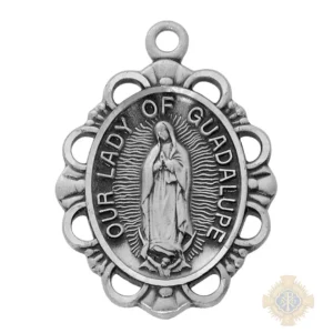 Sterling Silver Our Lady of Guadalupe Pendant