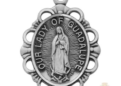 Sterling Silver Our Lady of Guadalupe Pendant
