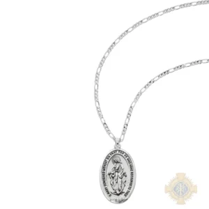 Sterling Silver Miraculous Medal Pendant