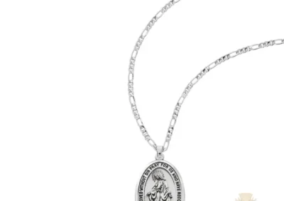 Sterling Silver Miraculous Medal Pendant