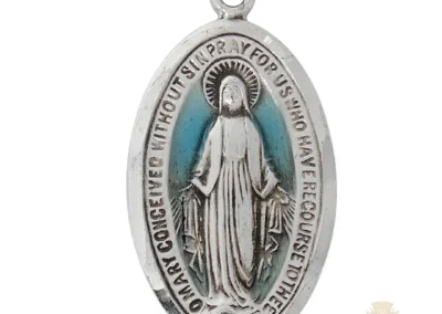 Sterling Silver Miraculous Medal Pendant