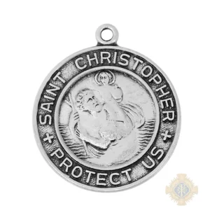 Sterling Silver St. Christopher Pendant