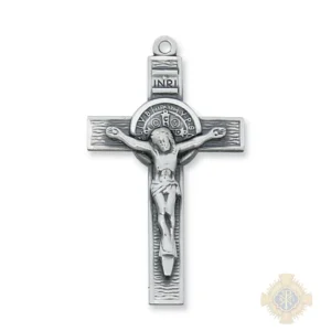 Sterling Silver St. Benedict Crucifix Pendant