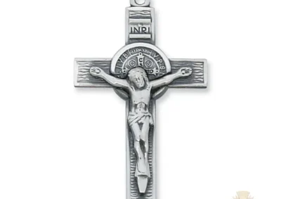 Sterling Silver St. Benedict Crucifix Pendant