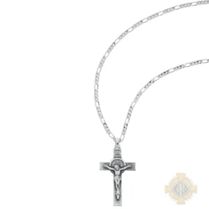 Sterling Silver St. Benedict Crucifix Pendant