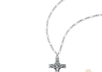 Sterling Silver St. Benedict Crucifix Pendant