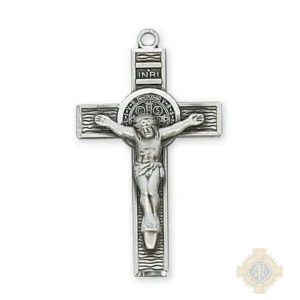 Sterling Silver St. Benedict Crucifix Pendant