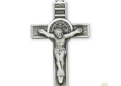 Sterling Silver St. Benedict Crucifix Pendant