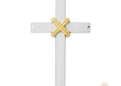 Gold over Sterling Silver Cross