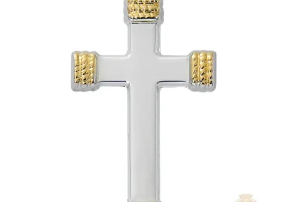 Gold over Sterling Silver Cross