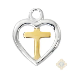 Gold over Sterling Silver Cross