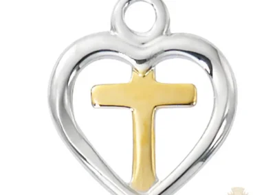 Gold over Sterling Silver Cross