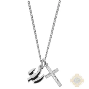 Sterling Silver Holy Spirit Cross