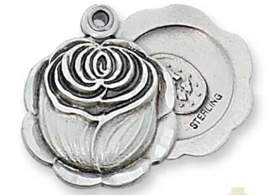 Sterling Silver Miraculous Medal Pendant