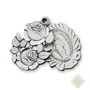 Sterling Silver Miraculous Medal Pendant