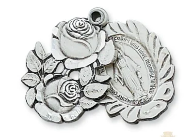 Sterling Silver Miraculous Medal Pendant