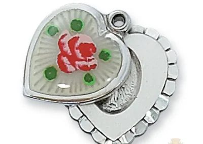 Sterling Silver Miraculous Medal Pendant