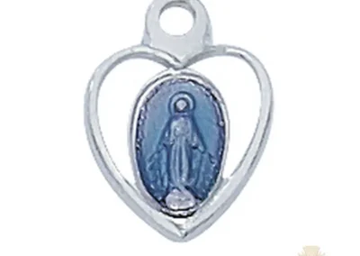 Sterling Silver Miraculous Medal Pendant