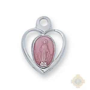 Sterling Silver Miraculous Medal Pendant