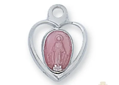 Sterling Silver Miraculous Medal Pendant