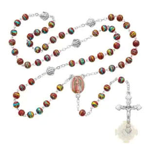 Red Venetian Glass Guadalupe