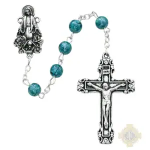 Blue Miraculous Rosary