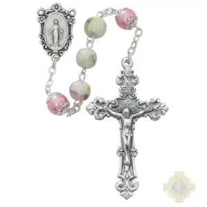 Pastel And Pink Rosary